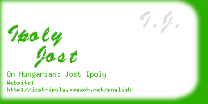 ipoly jost business card
